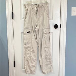 Men's Beige Cargo Pants